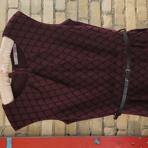 Carolina Williamson dress, size M, burgundy - Picture 3 of 5